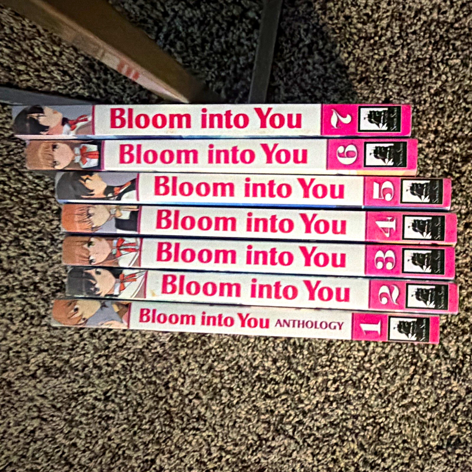 Bloom Into You Manga Lot Vol 1-7 + Anthology Vol 1 by Nakatani Nio Set