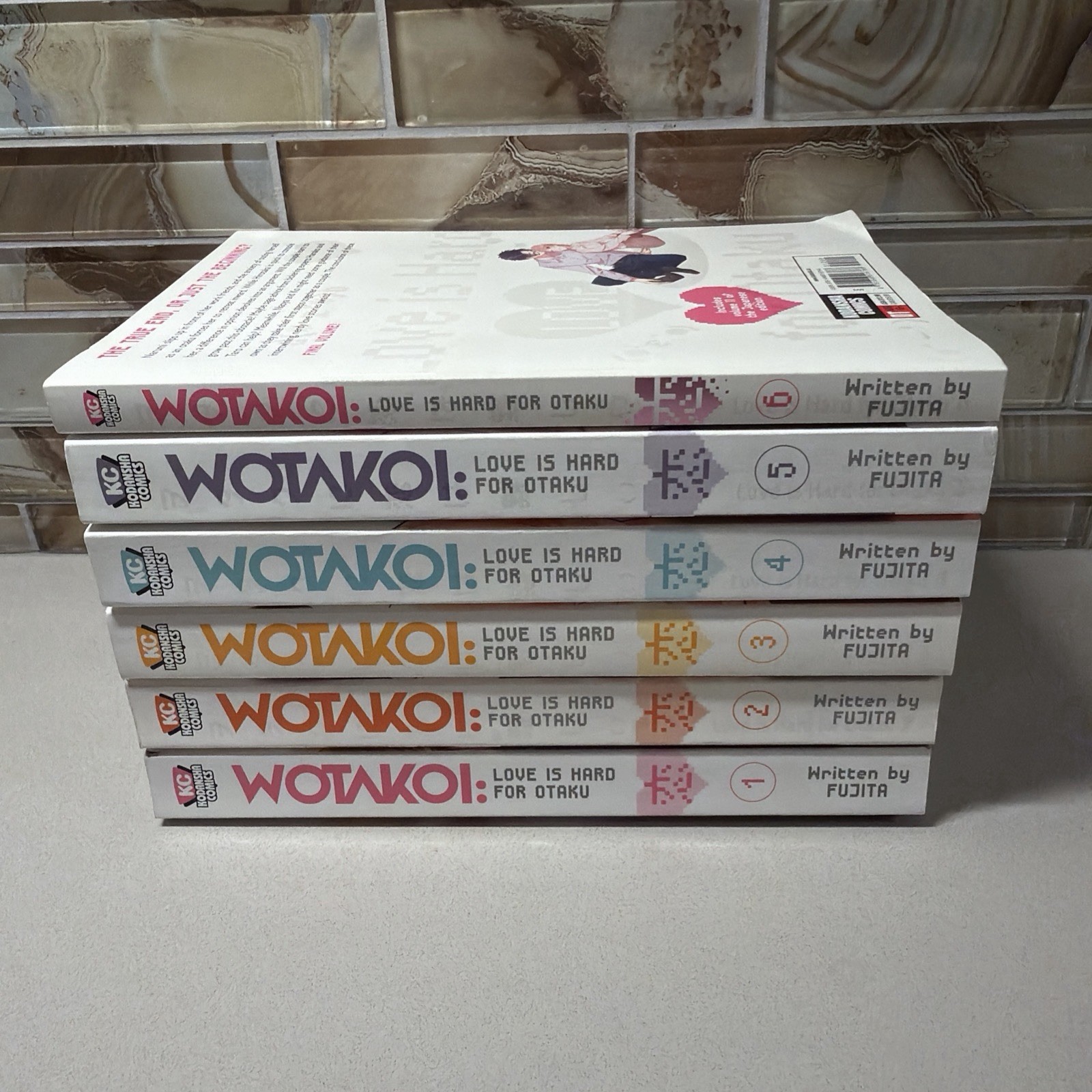 Wotakoi: Love Is Hard for Otaku by Fujita English Language Manga Book Vol. 1-6 Wotakoi: Love Is Hard for Otaku by Fujita English Language Manga Book Vol. 1-6