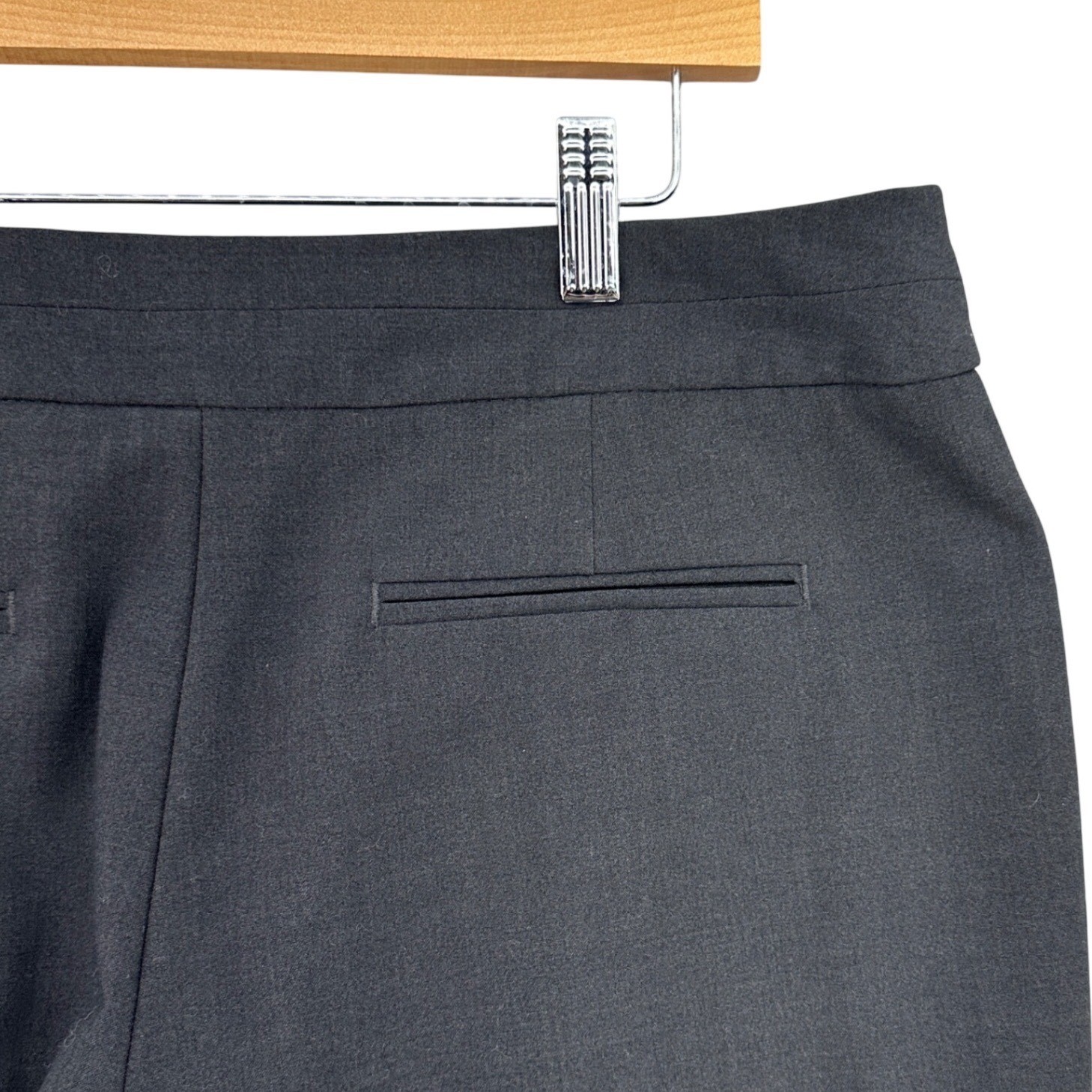 Worthington Modern Fit Dress Pants Charcoal Gray Size 12 Stretch Trousers Career
