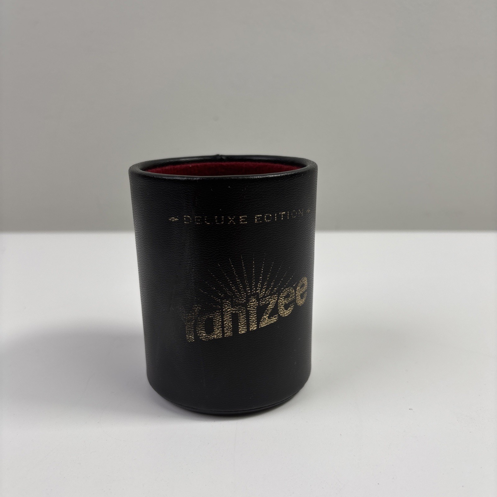 1997 Milton Bradley Yahtzee Deluxe Edition Game Replacement Felt Lined Dice Cup