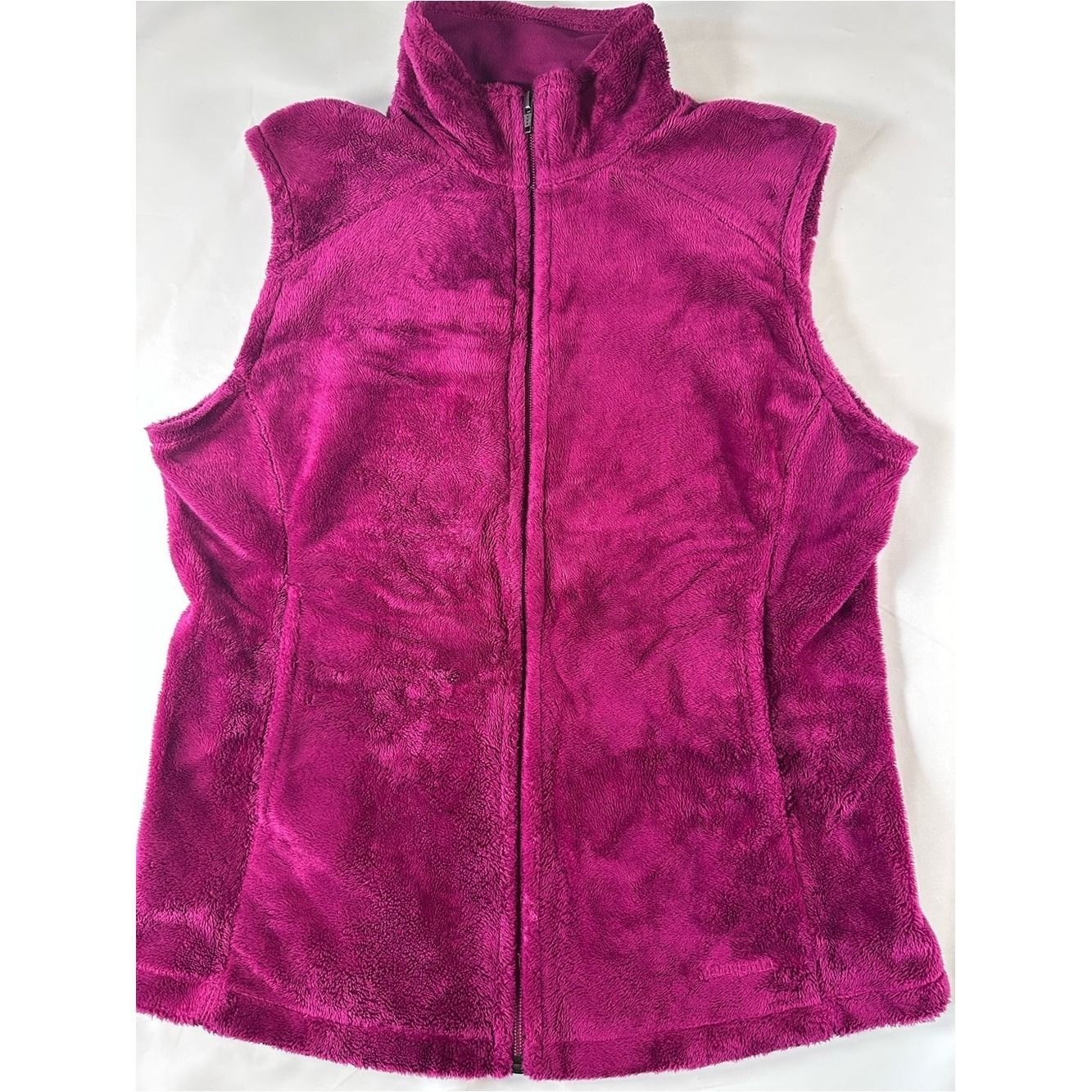 Patagonia Womens Plush Sleeveless Fleece Vest Magenta Pink Large