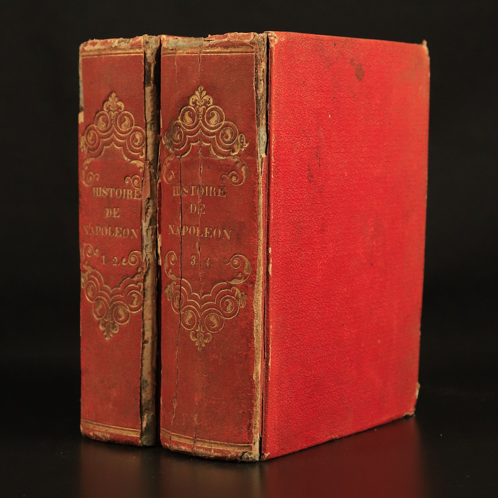 1828 Histoire De Napoleon M. De Norvins Antique French History Books 4vol