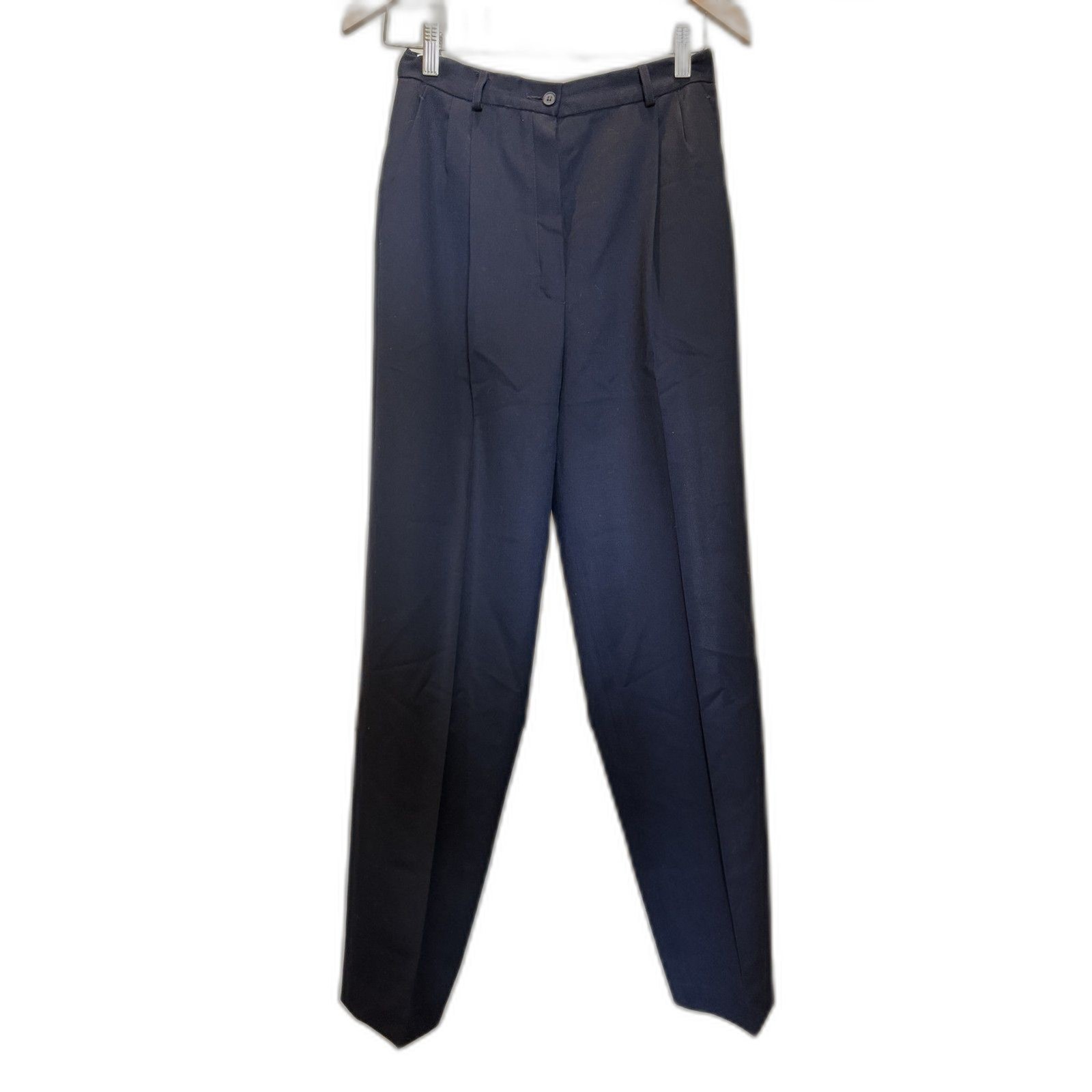 Pendleton 100% Wool Pleated Pants in Navy