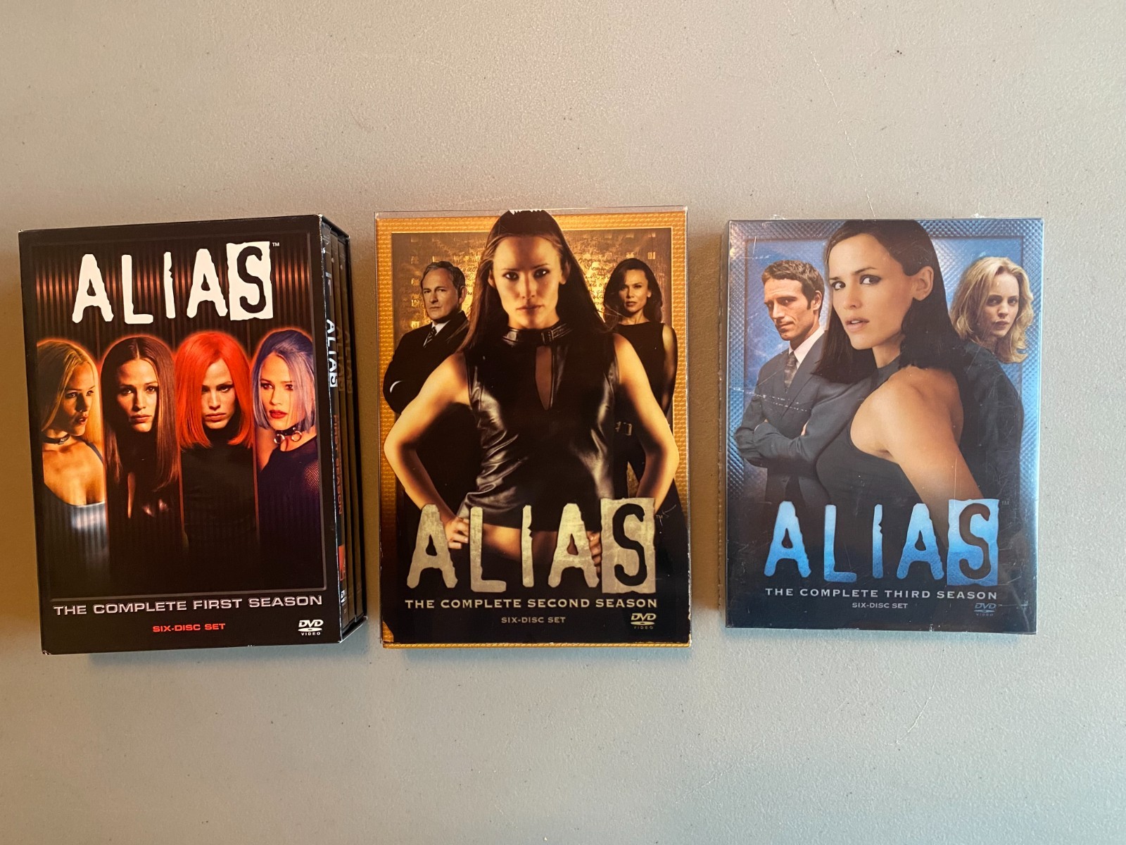 Alias TV Series DVD Box Sets Complete Seasons 1 2 3 Jennifer Garner #3 Sealed