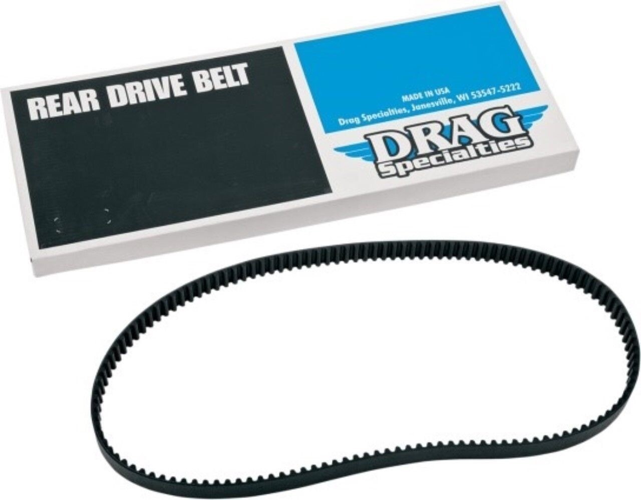 Drag Specialties 1204-0113 Rear Drive Belt 24MM 140 Tooth Belt for Touring 09-22