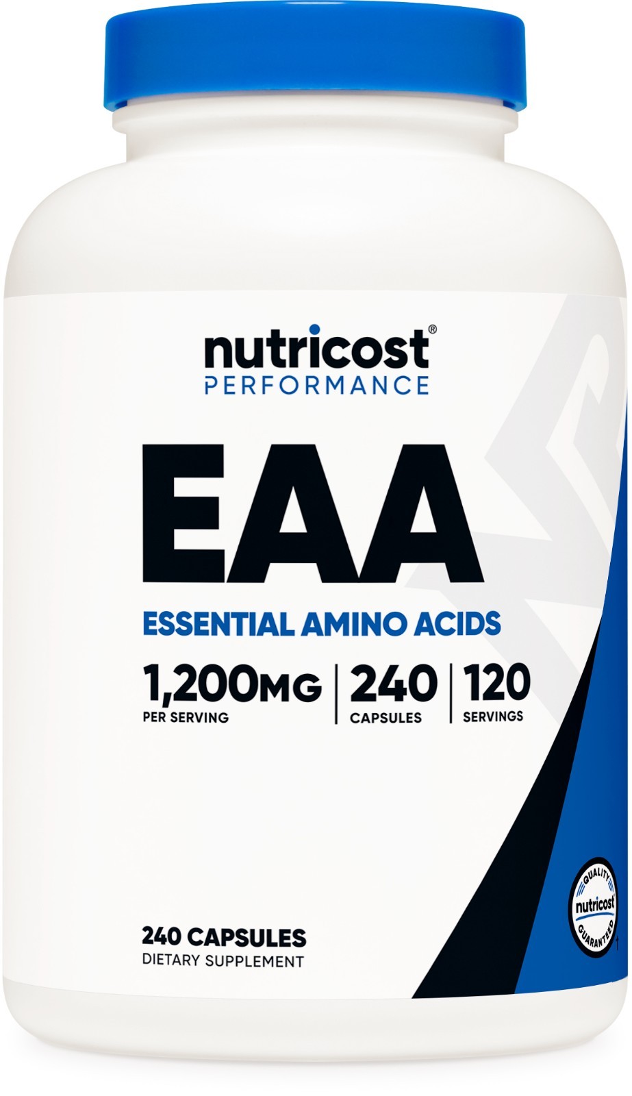 Nutricost EAA Capsules 1200mg, 120 Servings, 240 Capsules - Essential Amino Acid