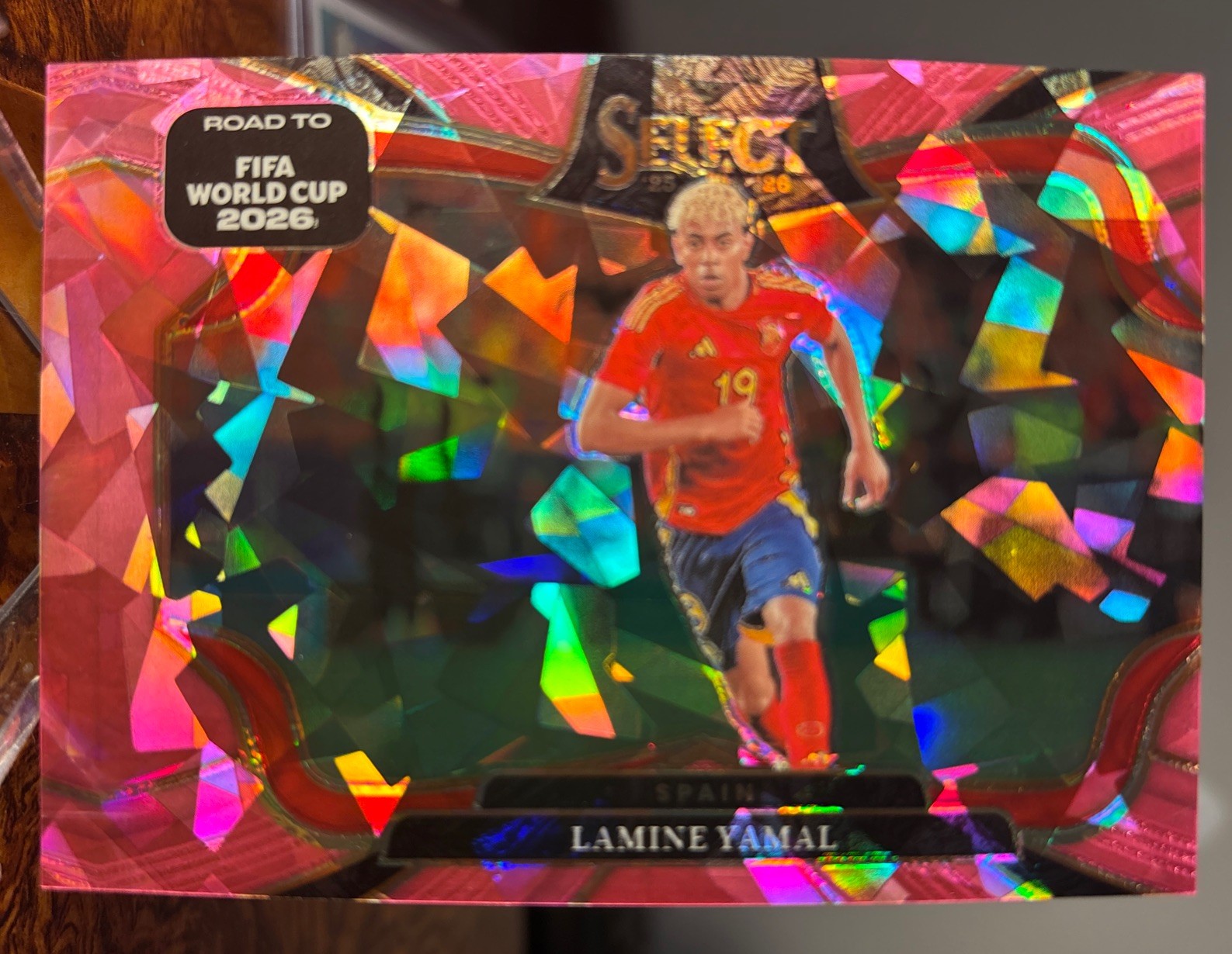 2025-26 Panini Select FIFA Lamine Yamal Pink Ice Prizm #220 ⭐️ MISCUT eBay 1/1