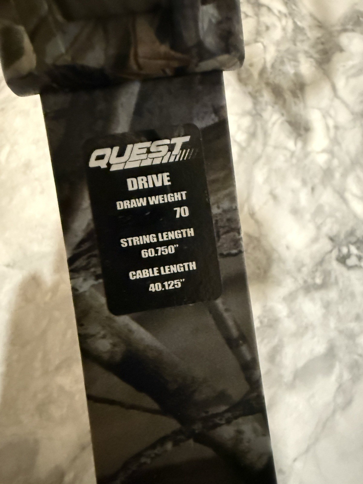 Quest G5 Drive Bow 70lb Right Hand Flux Cams Quest G5 Drive Bow 70lb Right Hand Flux Cams