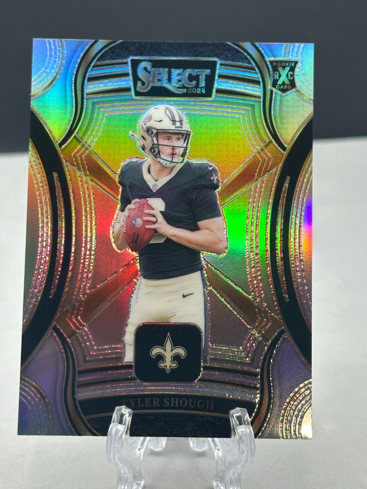 2024 Panini Select Tyler Shough RC XRC Silver Prizm #503 Saints Rookie QB