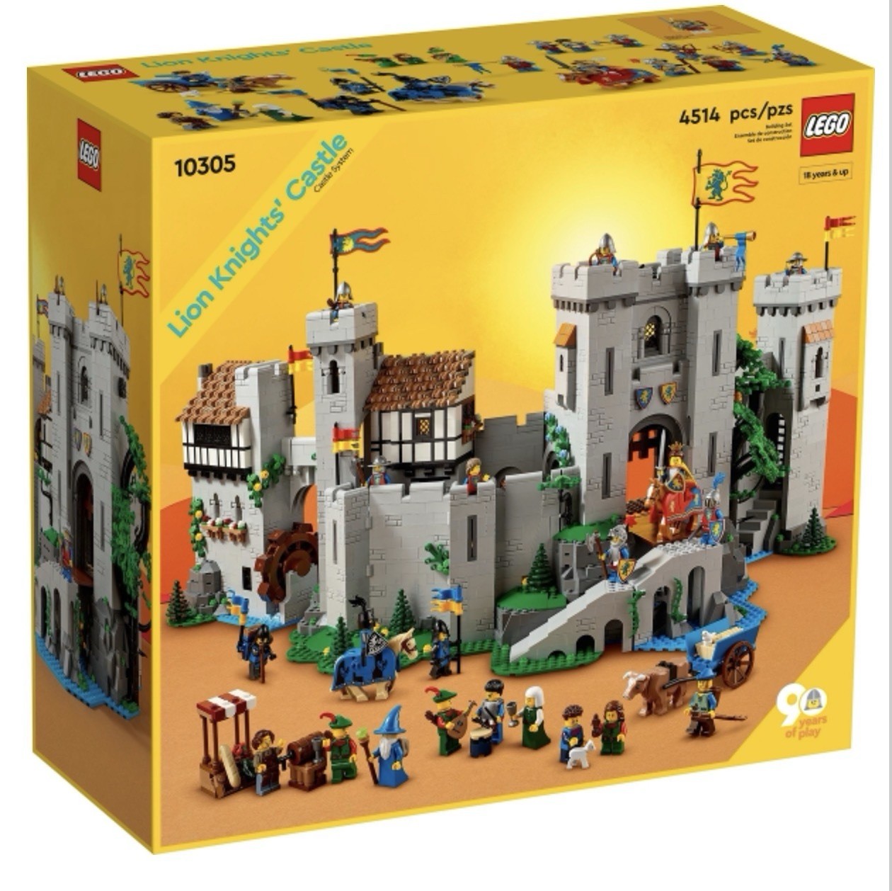 LEGO Lion Knight\'s Castle SET #10305 BRAND NEW SEALED 4514 PCS RARE HTF RETIRED