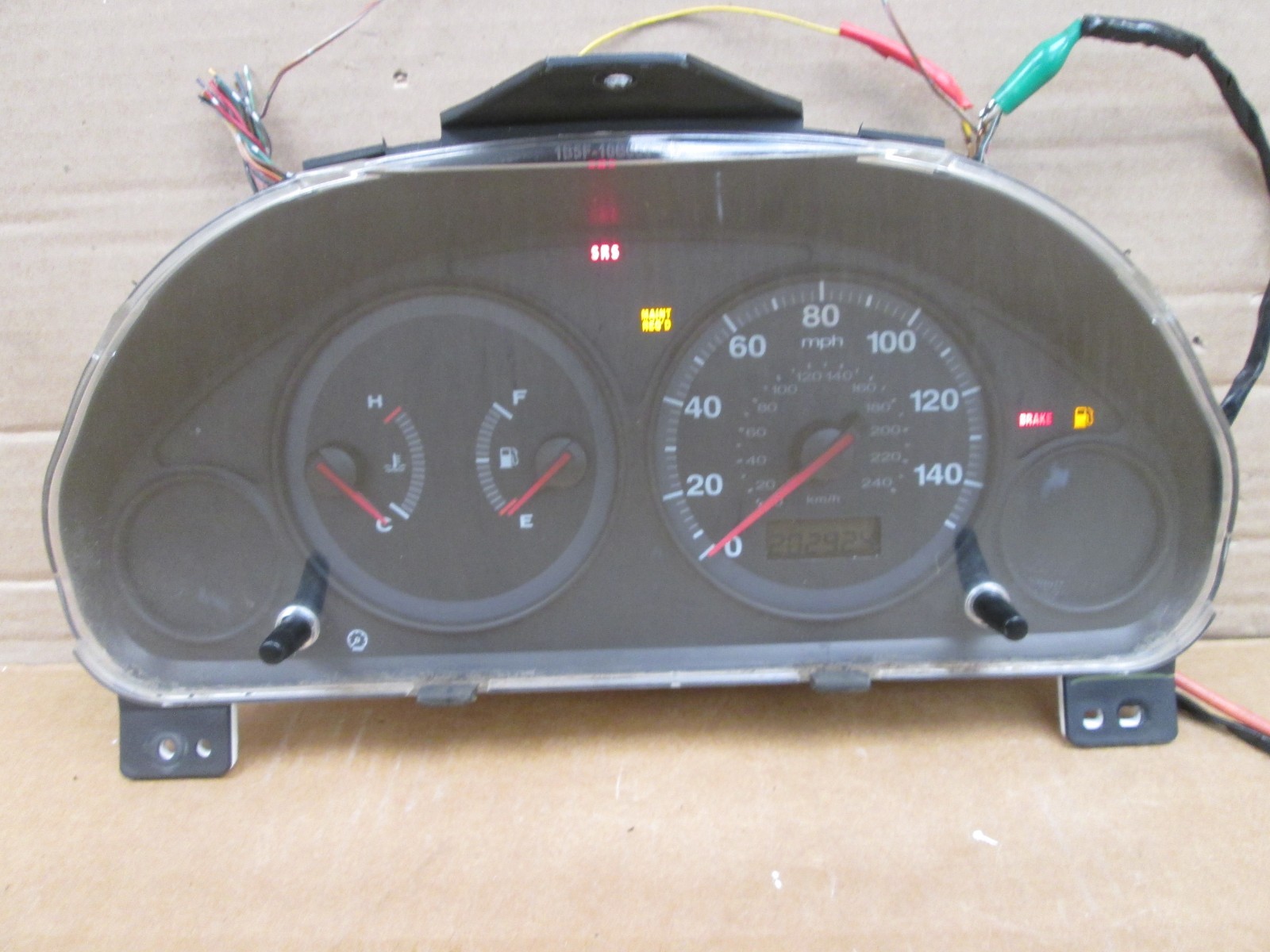 01 02 03 04 05 Honda Civic Speedometer Instrument Cluster 202K Miles 2001-2005