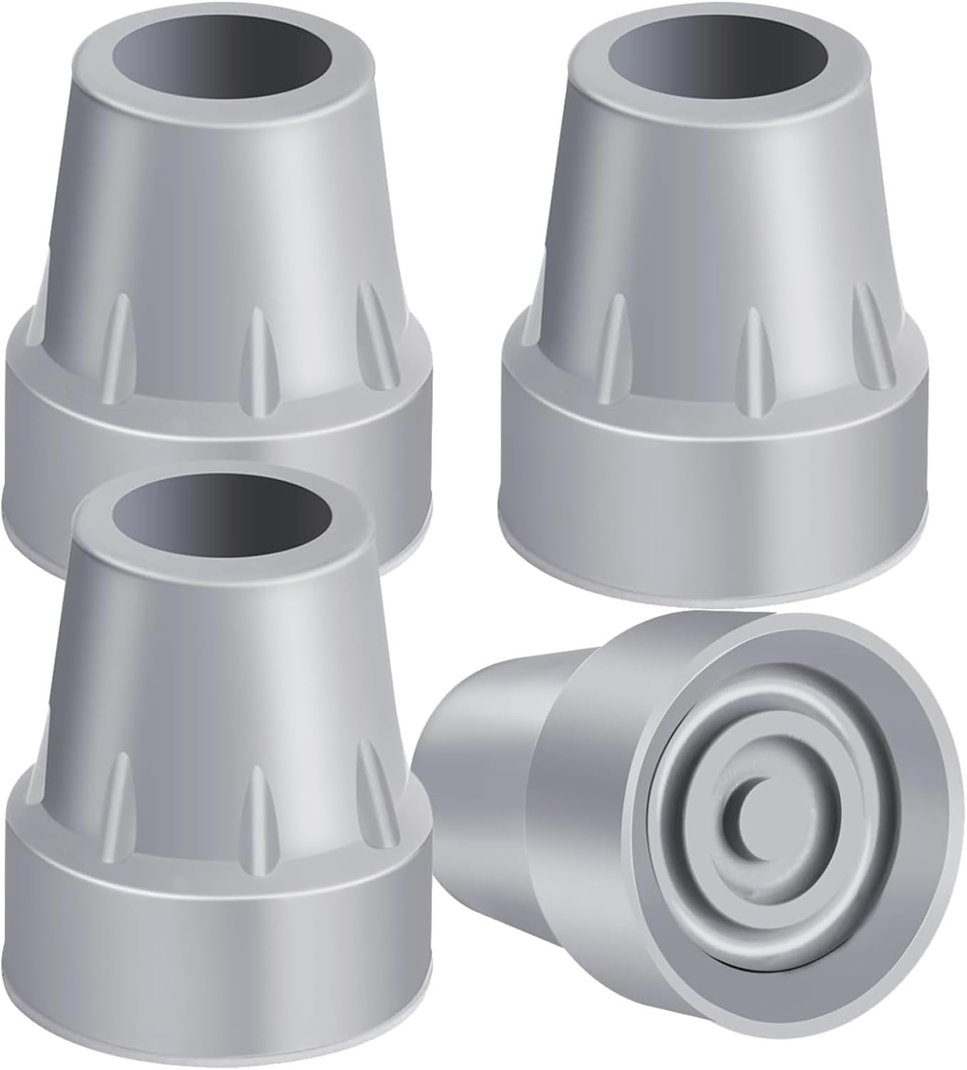 Crutch Tips, 4-Pack 7/8 Inch Upgrade Heavy Duty Rubber Crutch Accessories Replac