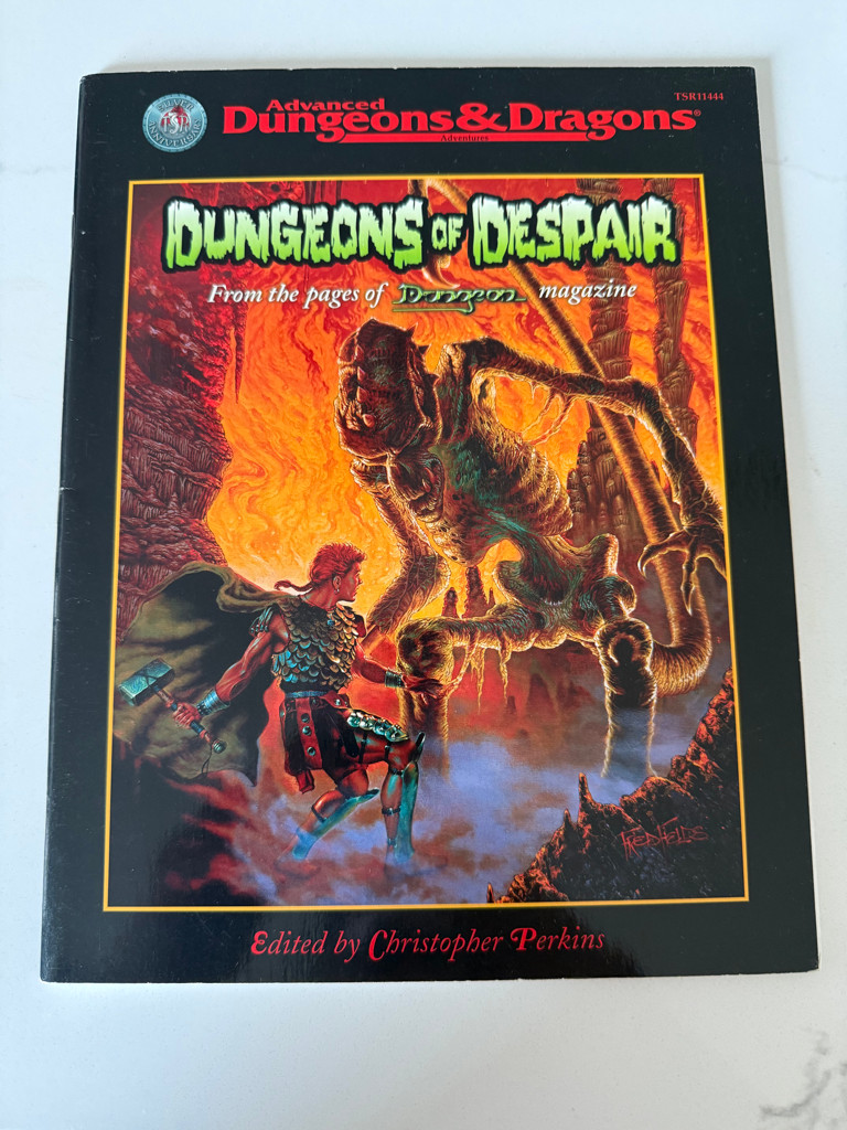 Dungeons  of  Despair  TSR 11444  AD&D  Adventure  Anthology