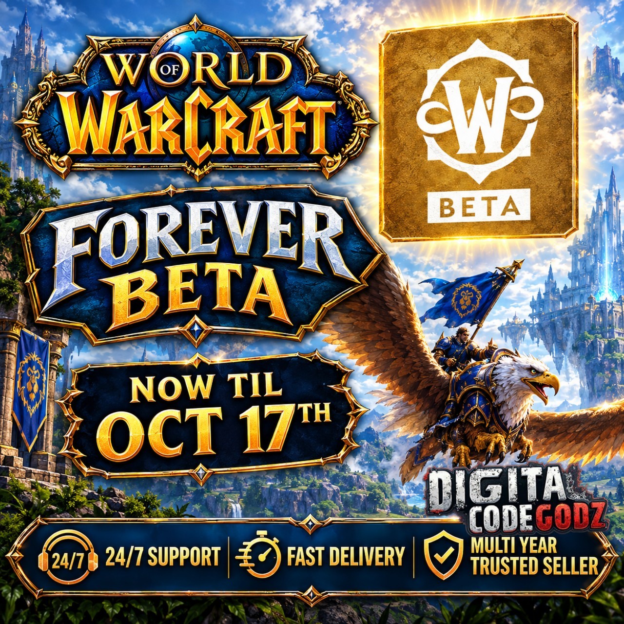 Wow Forever ♾️ BetaAccess 🔑 World of Warcraft - Fast Delivery ✔️ Global Code 🌎