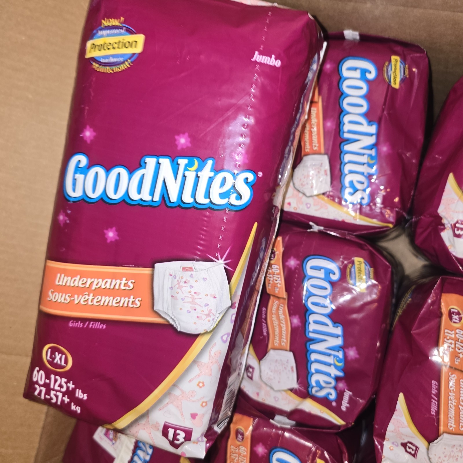 Vintage 2002 2005 GoodNites Youth Girls Pull-Ups UnderPants 13 XL Teen Diapers Vintage 2002 2005 GoodNites Youth Girls Pull-Ups UnderPants 13 XL Teen Diapers