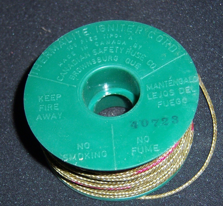 Safety Ignition Cord, Model Rocketry - Canada Safety Fuse Spool Safety Ignition Cord, Model Rocketry - Canada Safety Fuse Spool