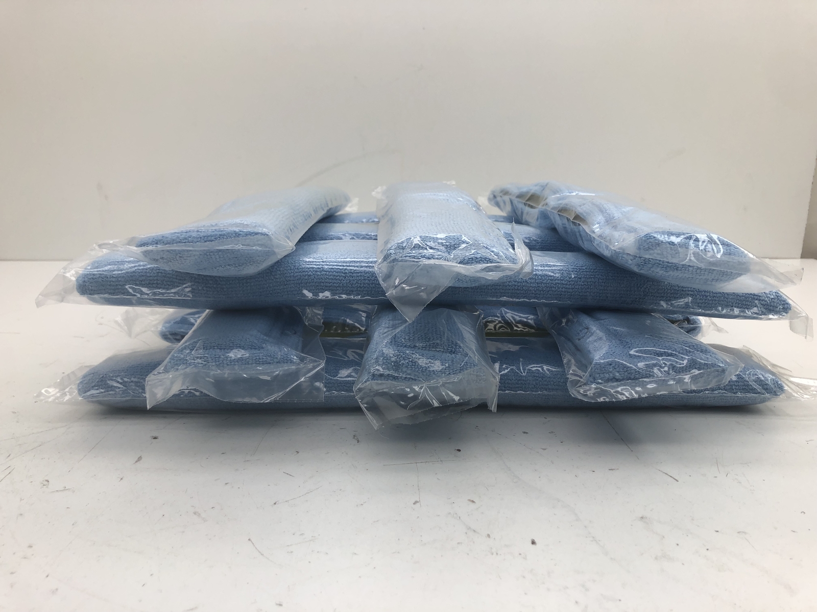 (QTY.12) MICRONOVA TAA12-18 BLUE MICROFIBER T-MOP