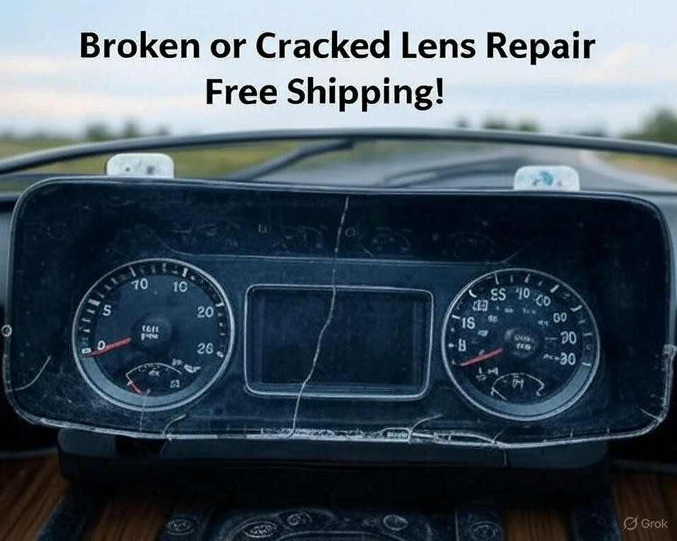 2018-2024 International LT Speedometer Gauge Cluster Lens Glass Repair 4093454c1