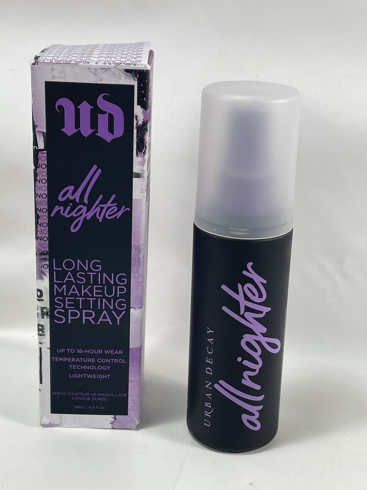 Urban Decay All Nighter Long Lasting Makeup Setting Spray 118ml/ 4oz New NIB Urban Decay All Nighter Long Lasting Makeup Setting Spray 118ml/ 4oz New NIB