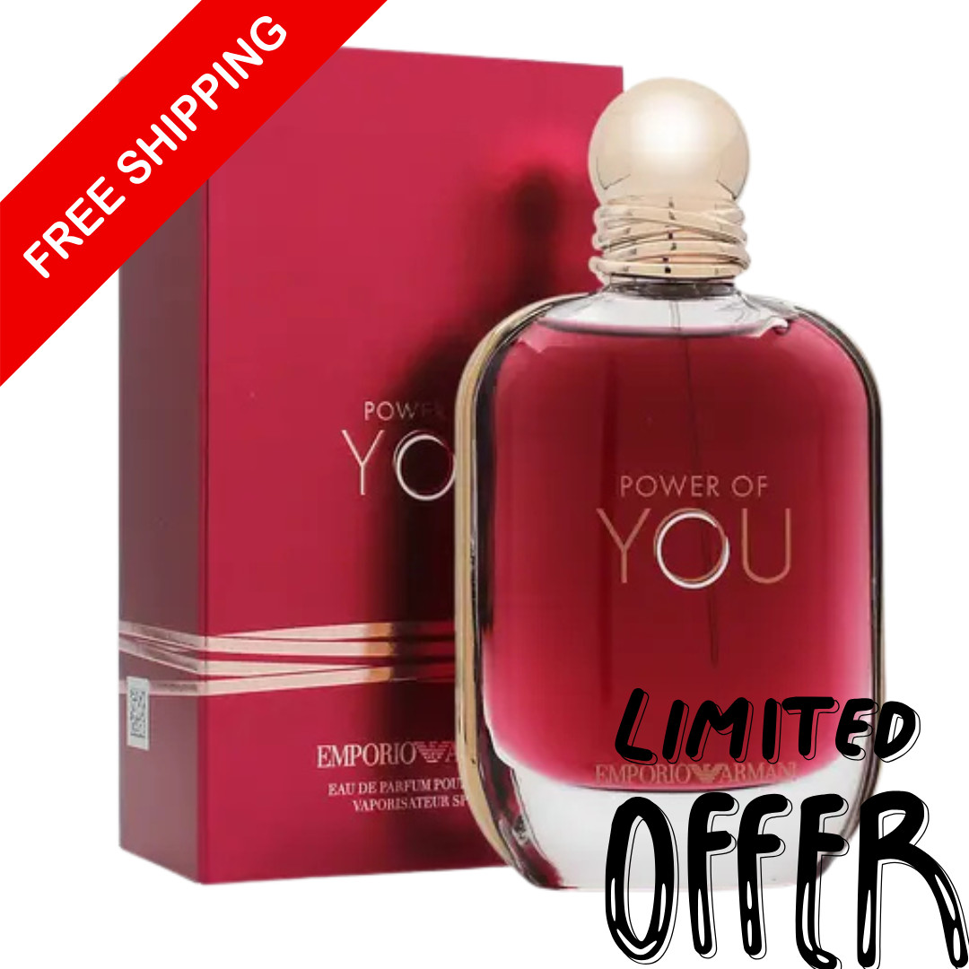 Emporio Armani Power of You Edp Pour Femme 3 oz / 90ml, Sealed Emporio Armani Power of You Edp Pour Femme 3 oz / 90ml, Sealed