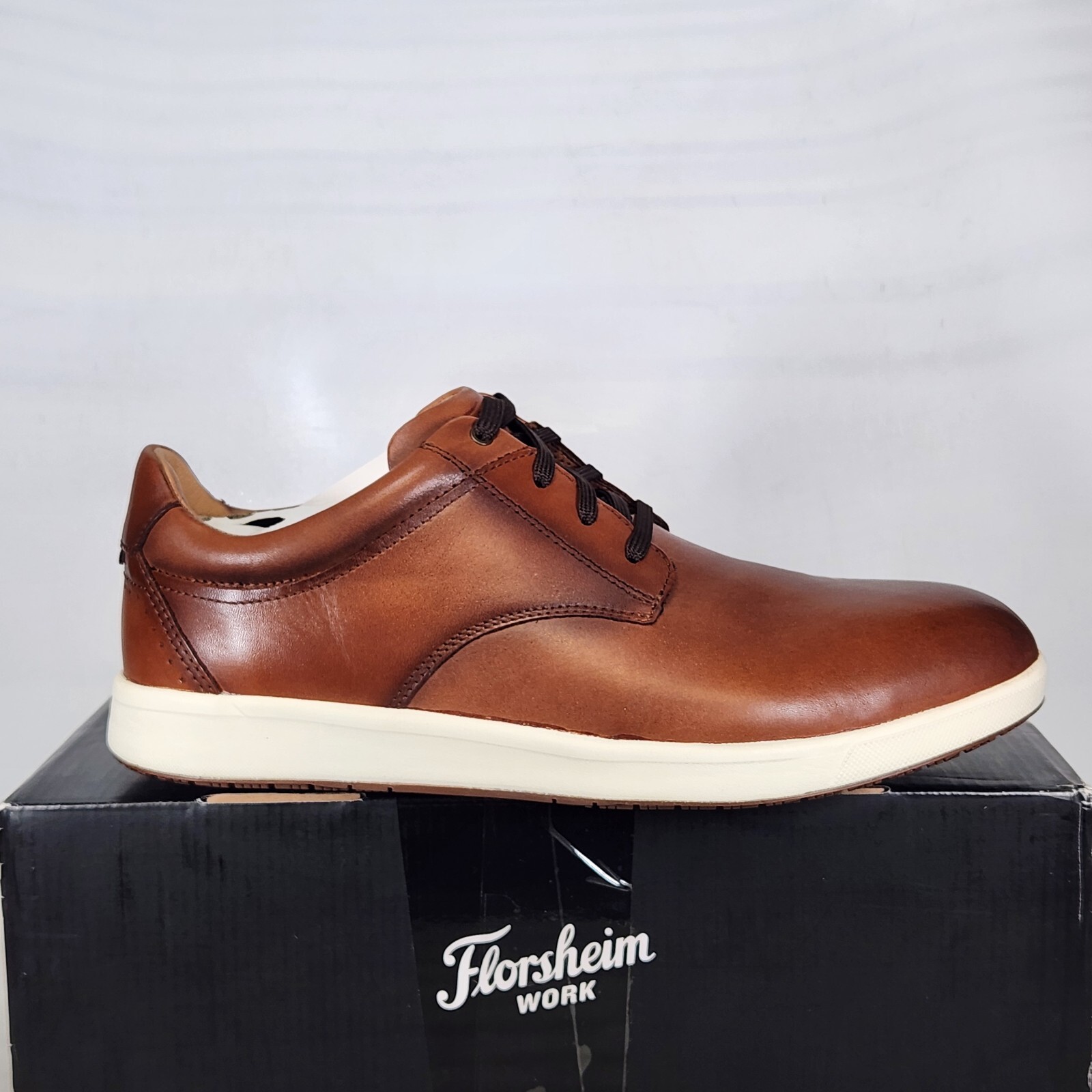Size 11 - Florsheim Crossover Work MaxTRAX Oxford- Steel Toe / EH -Mens- SFE2642
