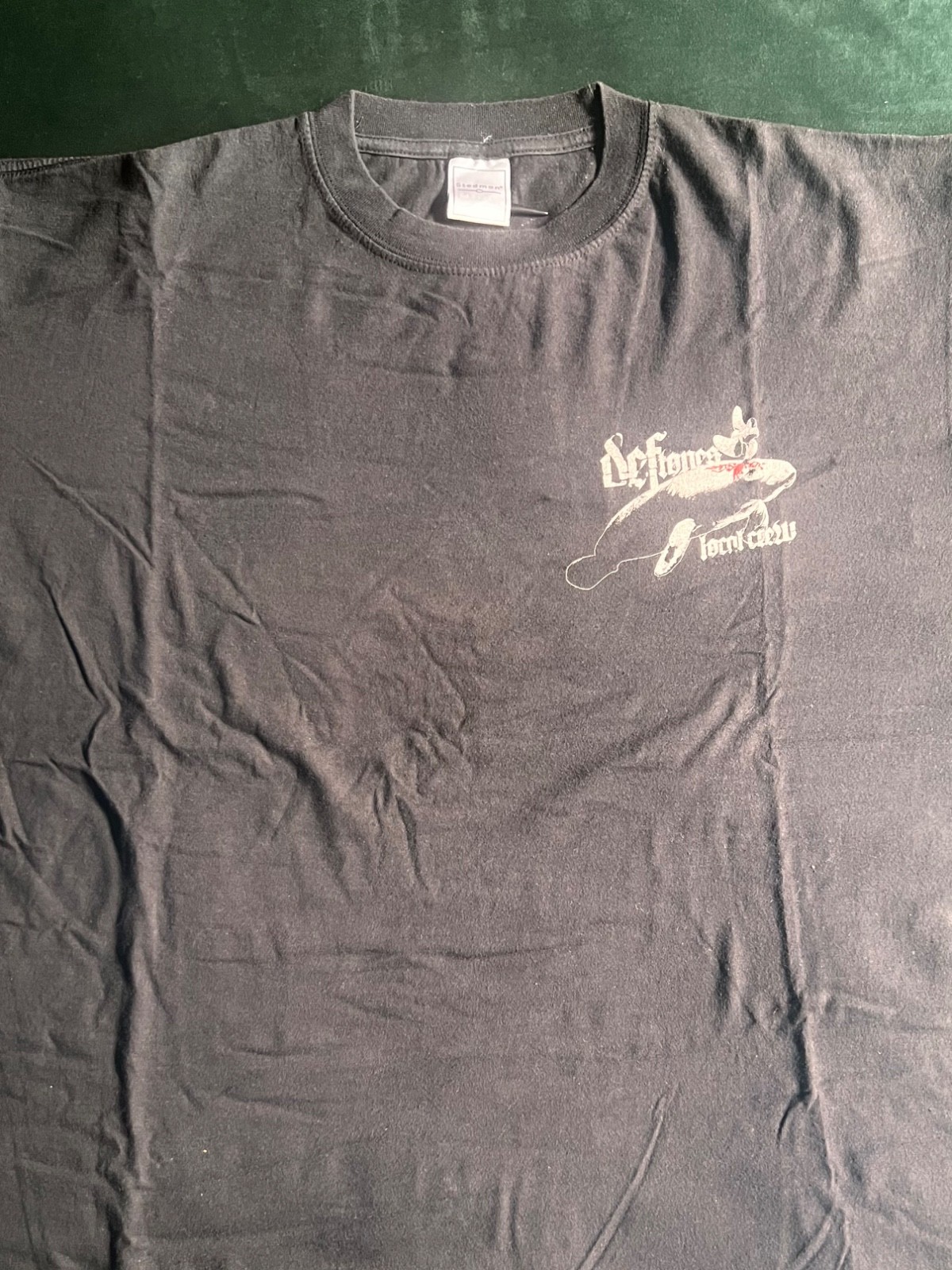 Vintage Deftones Shirt Mens L Saturday Night Wrist Tour 2006 Local Crew Staff Te