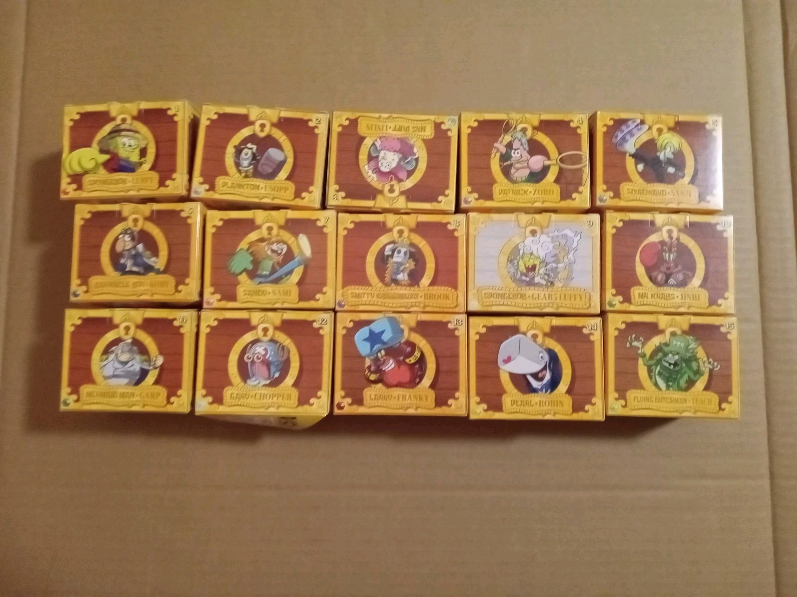 McDonald's  SpongeBob x One Full Set  NEW 1-15 UNOPENED 