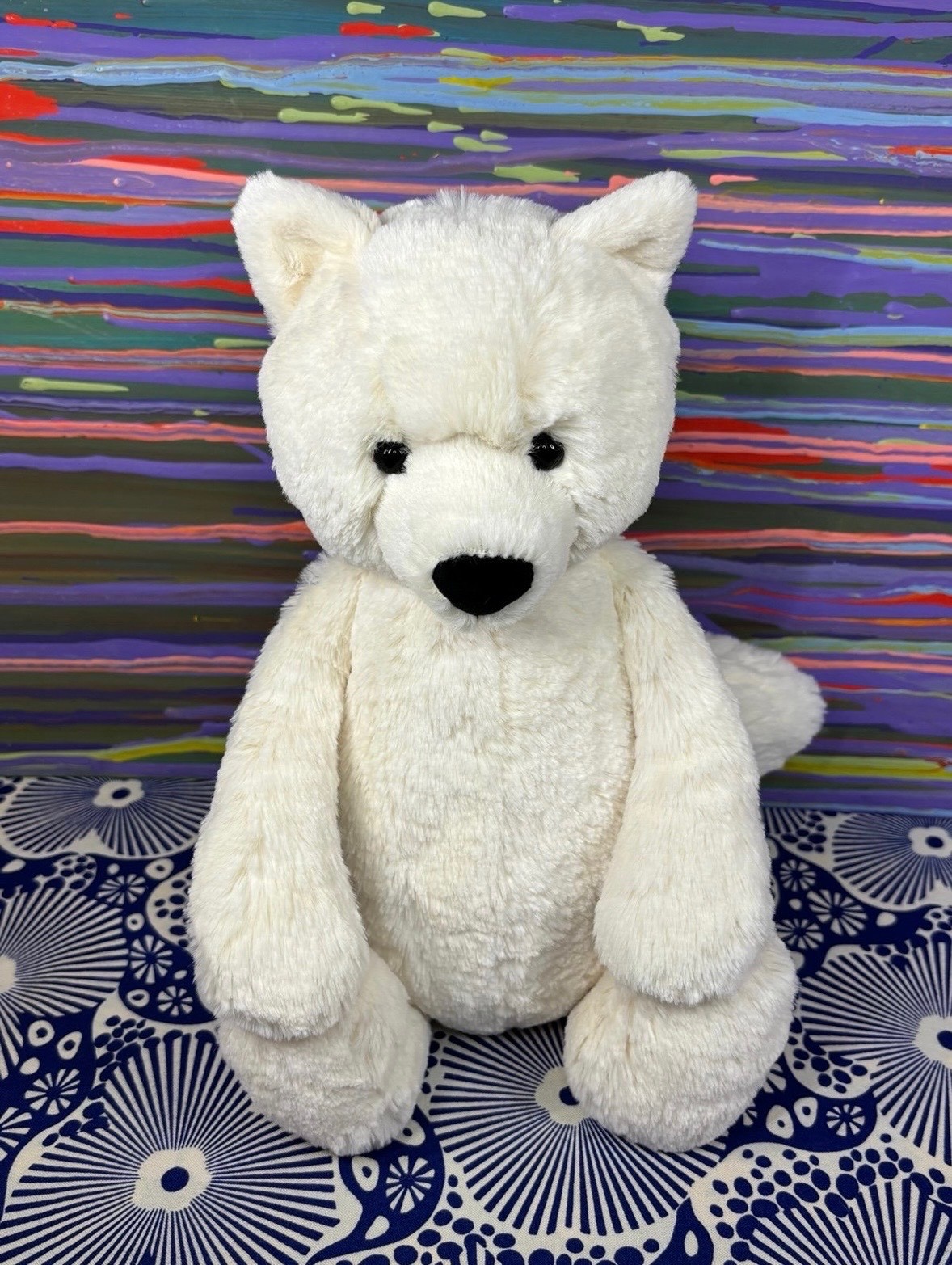 NWT Jellycat Bashful Arctic Fox Medium Plush Retired Rare Cream White Cub Toy NWT Jellycat Bashful Arctic Fox Medium Plush Retired Rare Cream White Cub Toy