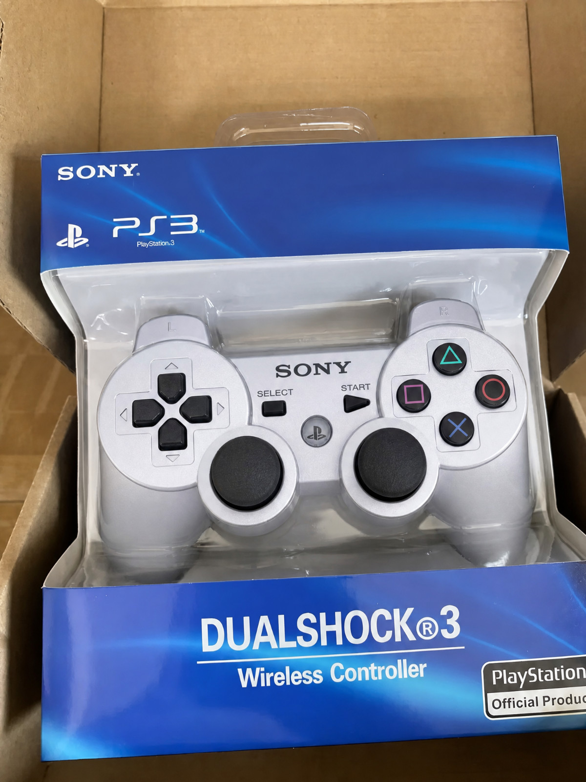 New Silver Branded playstation 3 controller Wireless New Silver Branded playstation 3 controller Wireless