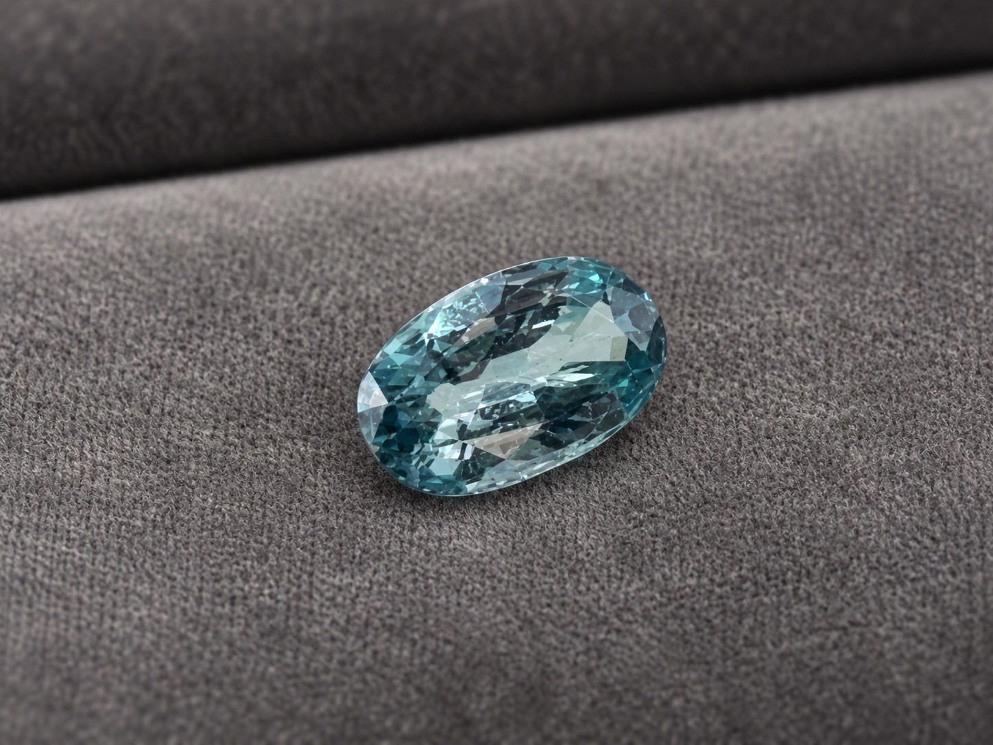 Antique 1920s $2000 OLD MINE OVAL CUT Natural Blue Zircon 3.33ct LOOSE GEM Antique 1920s $2000 OLD MINE OVAL CUT Natural Blue Zircon 3.33ct LOOSE GEM