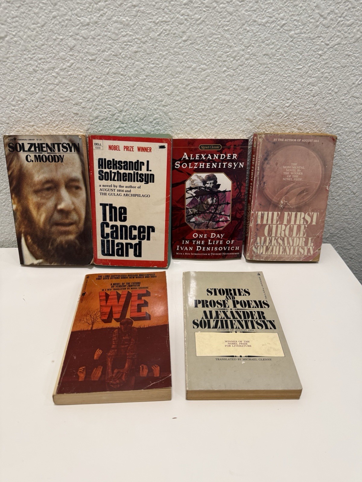 6 Russian Literature Books Solzhenitsyn Zamyatin We Cancer Ward First Circle
