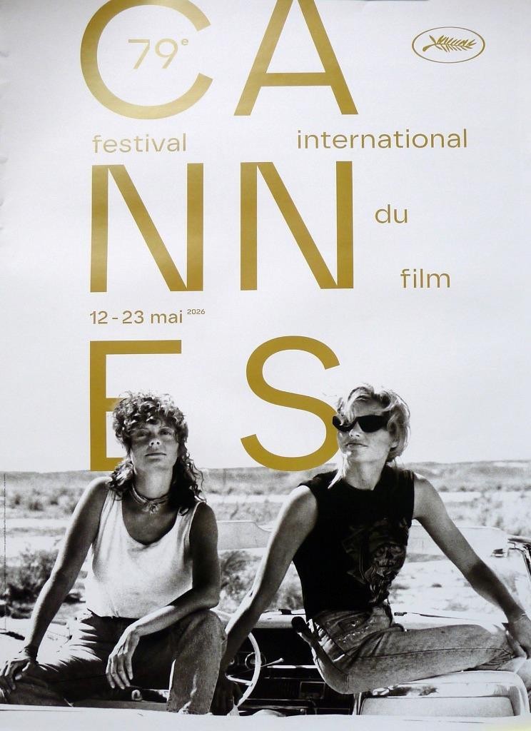 CANNES 2026 FILM FESTIVAL - THELMA & LOUISE -ORIGINAL LARGE ROLLED FRENCH POSTER