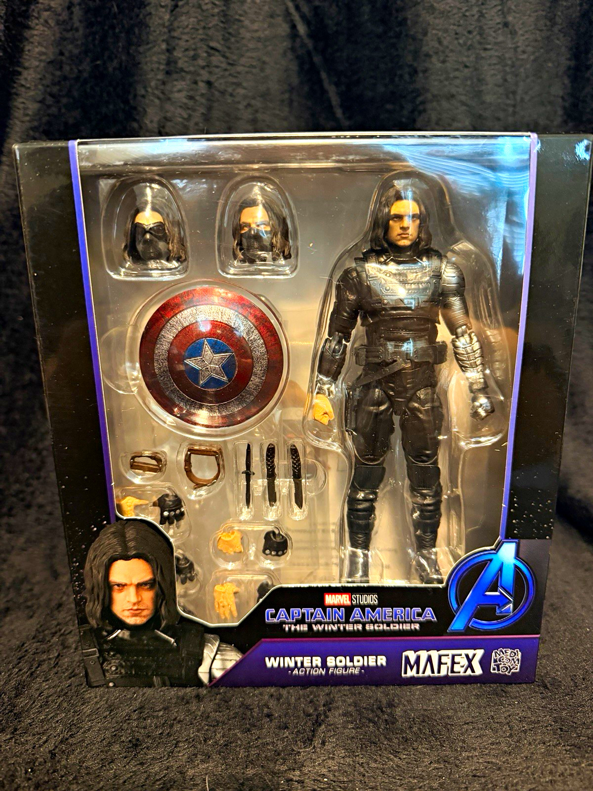 MAFEX No. 203 Winter Soldier Marvel Medicom Captain America NEW SEALED