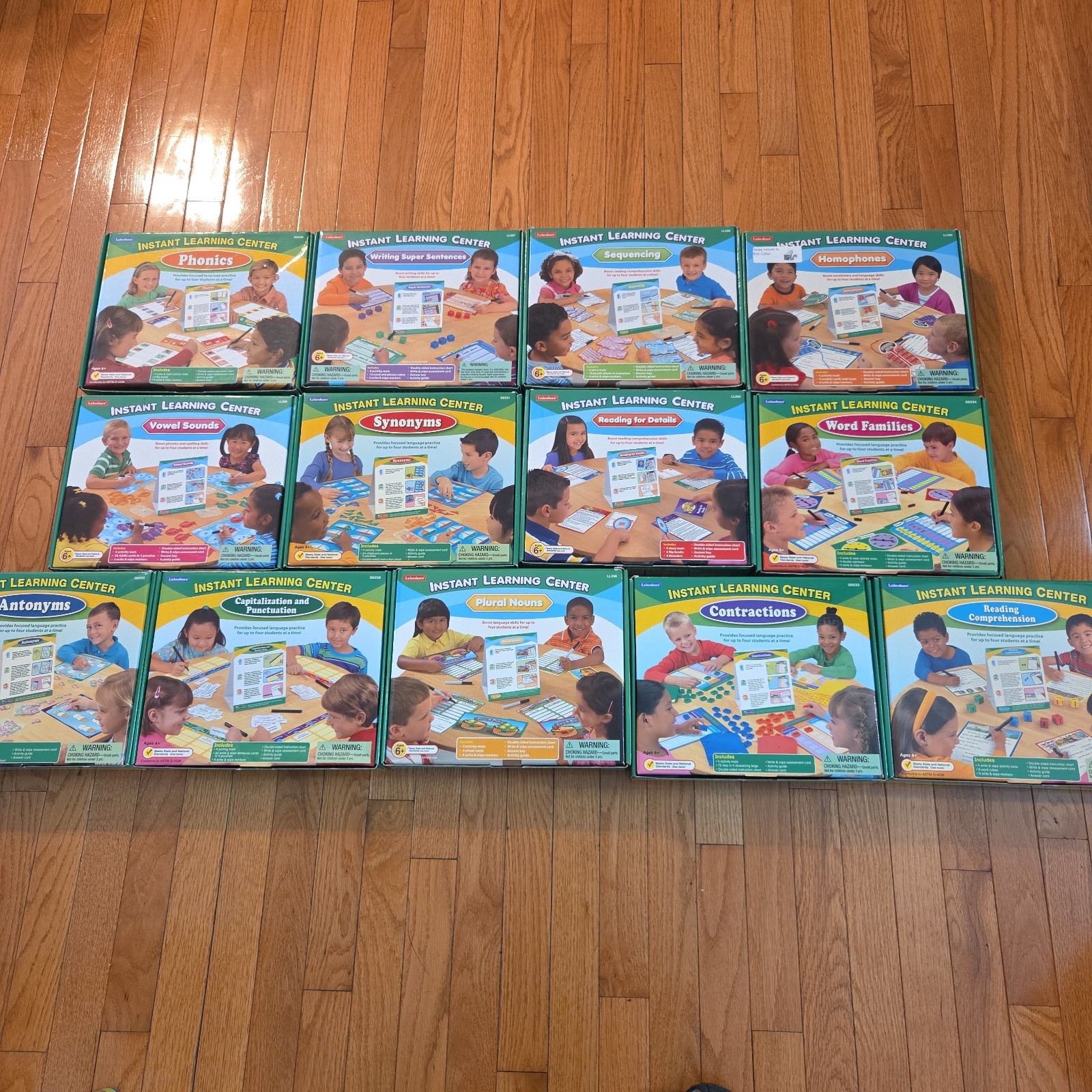 Lakeshore Instant Learning Center Huge Lot 13 Kits Homeschool Classroom Ages 6+