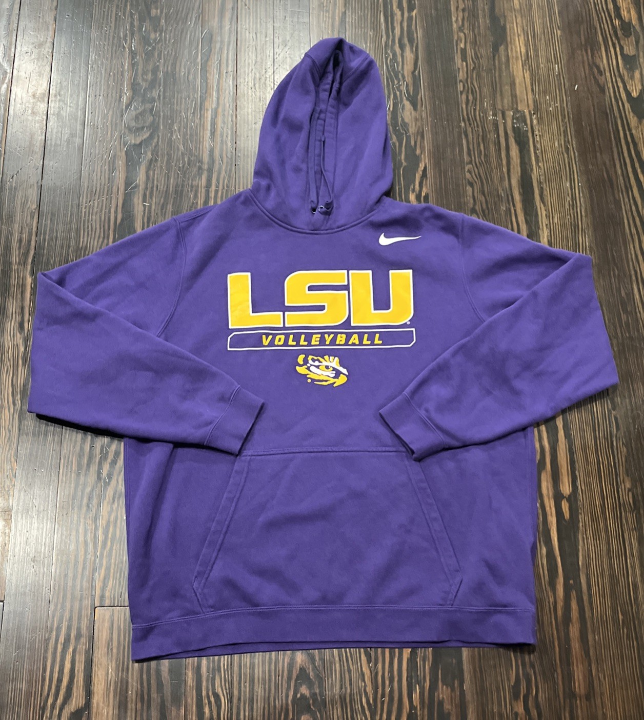 Nike LSU Tigers Hoodie Men’s XL Purple Cotton Polyester Nike LSU Tigers Hoodie Men’s XL Purple Cotton Polyester