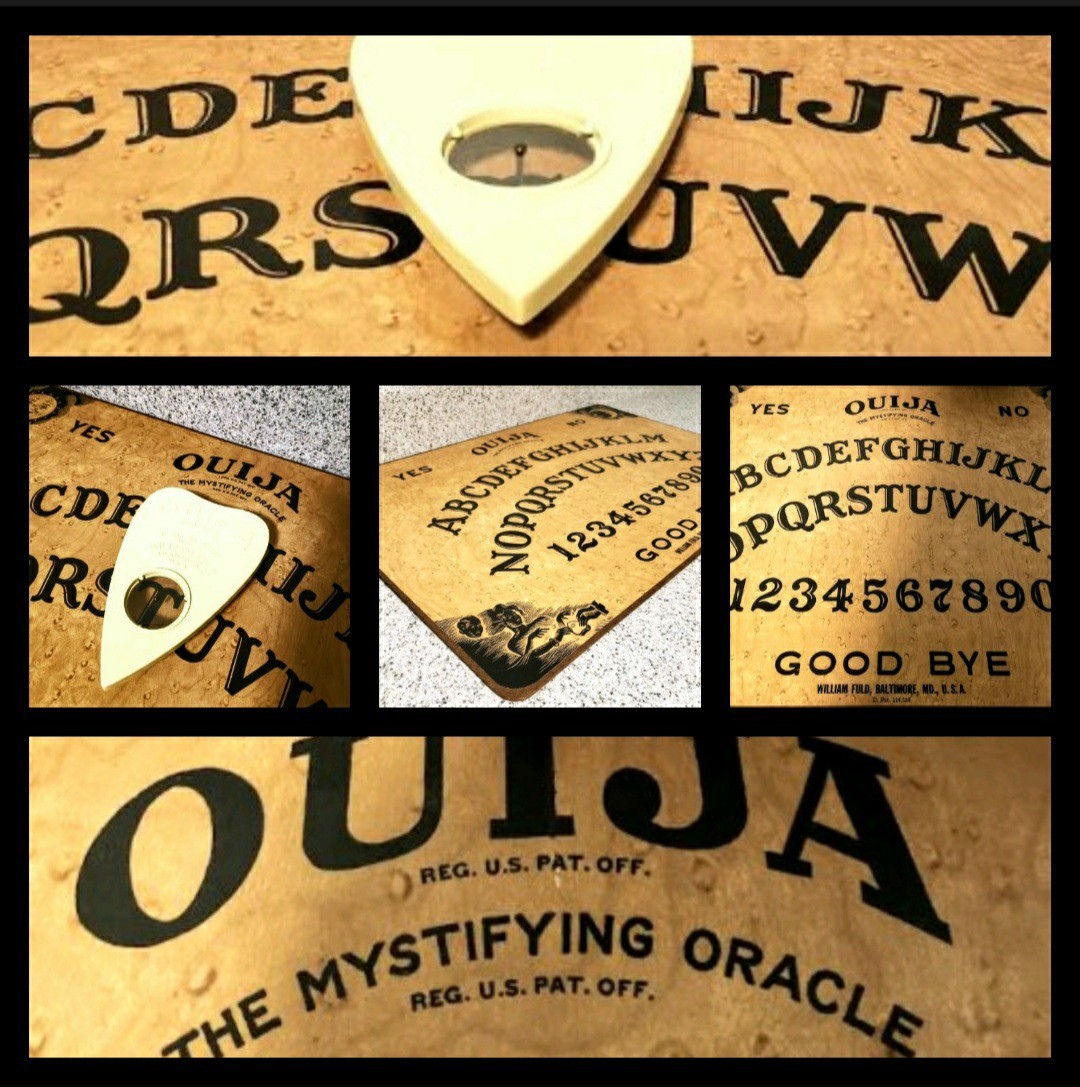 Vintage 1940\'s, William Fuld, Ouija Board Planchette & Box, Baltimore MD, MINT