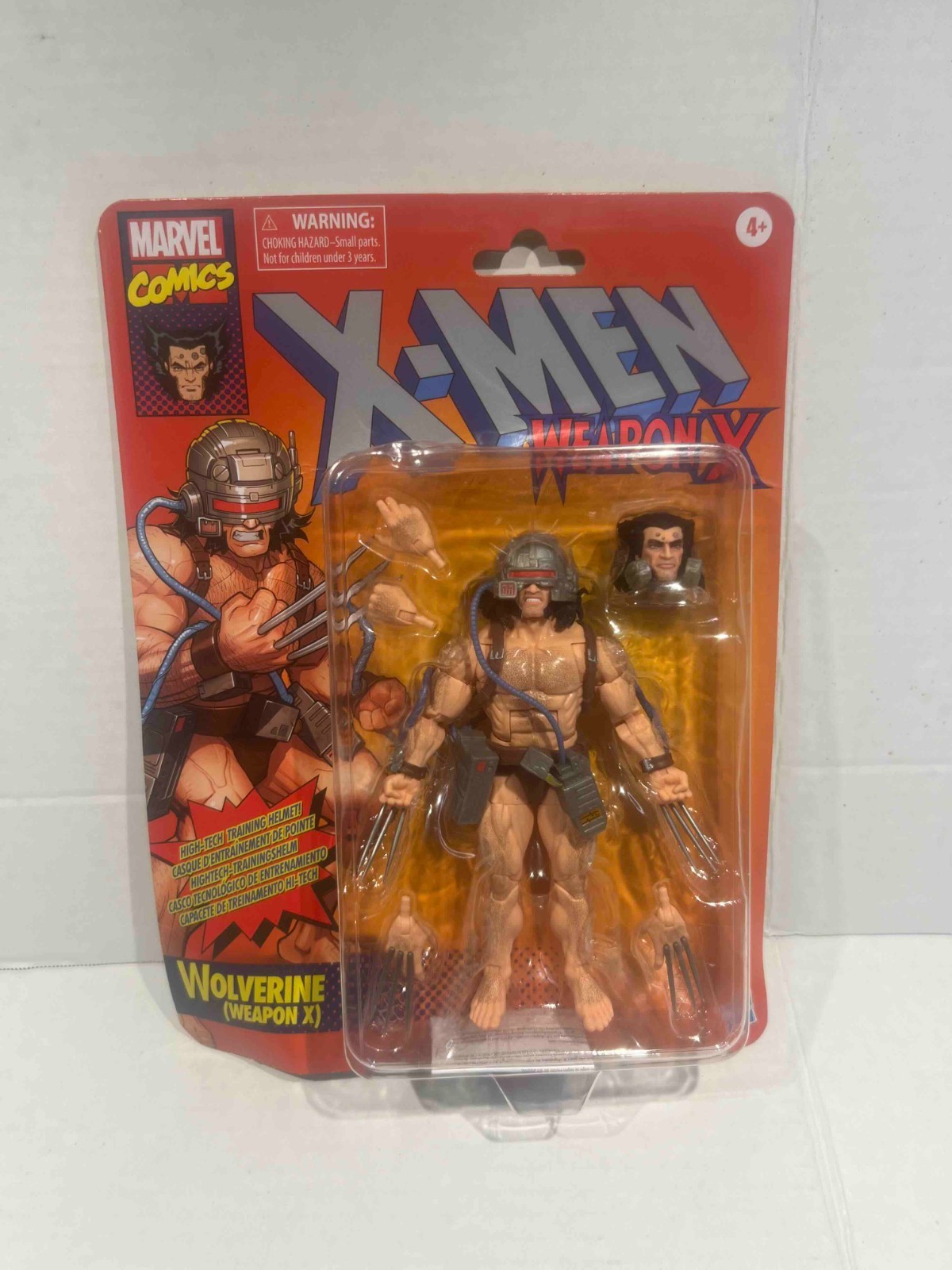Marvel Legends Wolverine (Weapon X) X-Men Action Figure Retro Card Hasbro Sealed