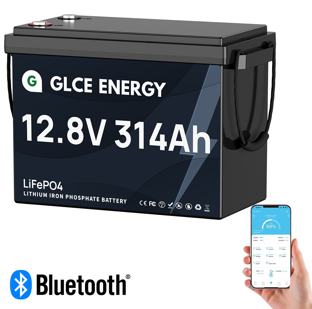 GLCE ENERGY ALL type LiFePO4 Lithium Iron Phosphate Battery BMS Deep Cycle Solar