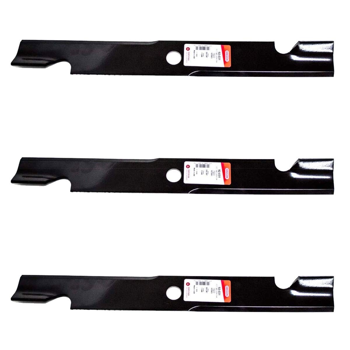 OREGON PART # 792-031 BLADE 3 PACK REPLACES FOR EXMARK 103-6403-S