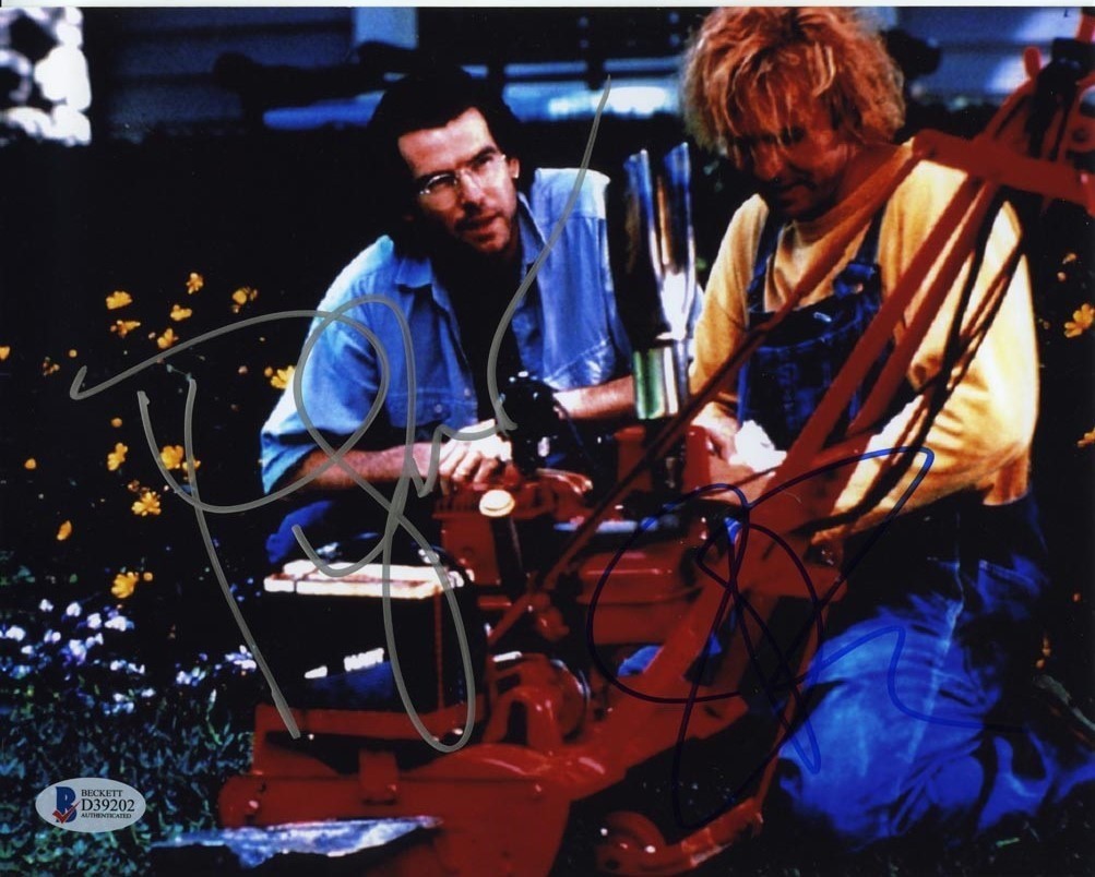 Lawnmower Man Cast Brosnan Fahey Autographed Signed 8x10 Photo Beckett BAS COA