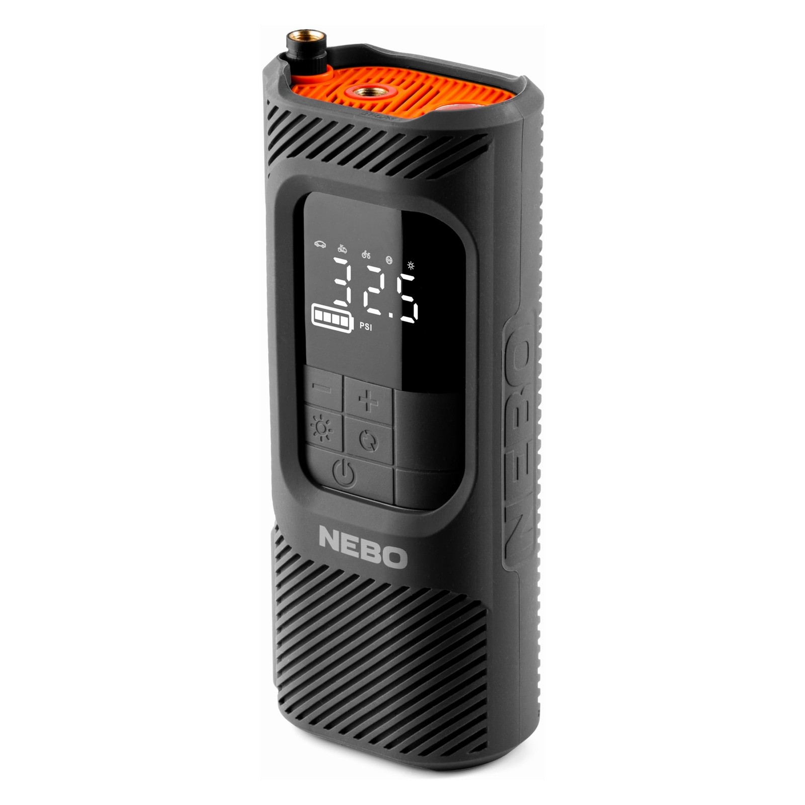 Portable NEBO Assist Mini Air Compressor with USB-C Power Bank