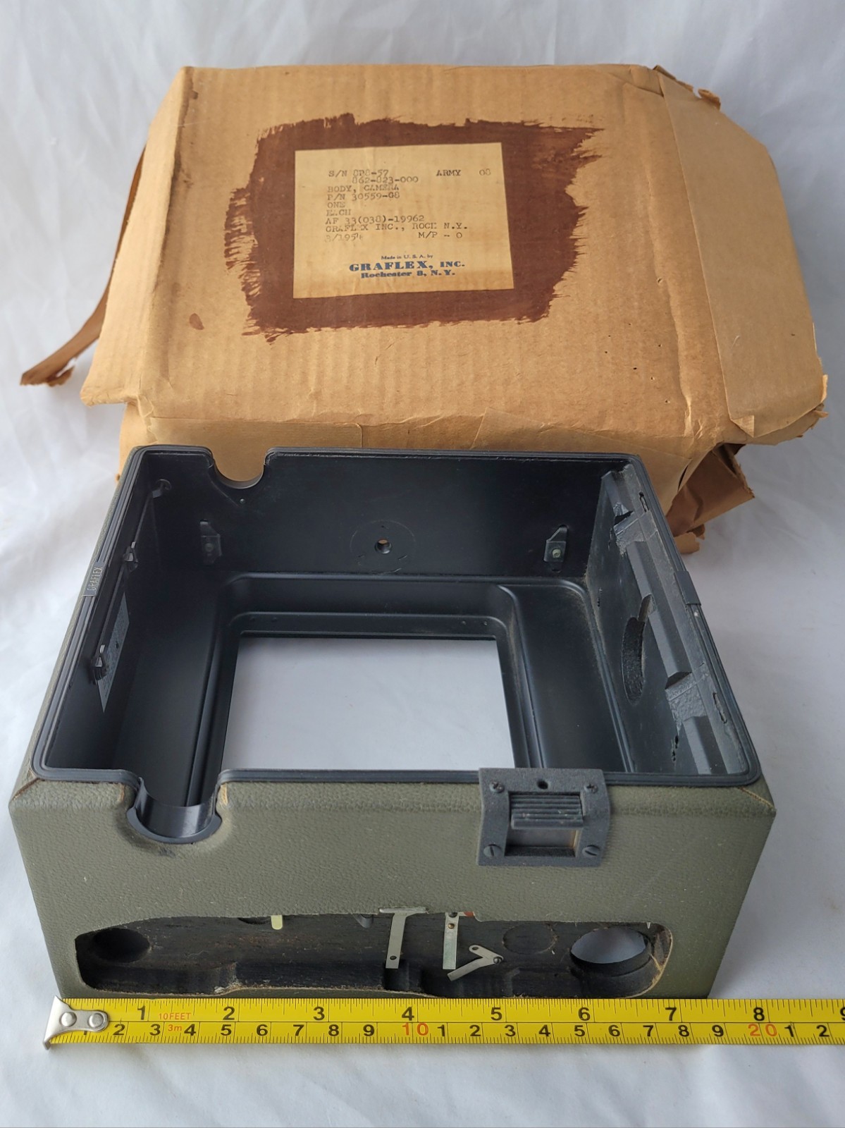 Graflex Speed Graphic 4x5 Camera Body Military Army Olive Drab Green NOS Graflex Speed Graphic 4x5 Camera Body Military Army Olive Drab Green NOS