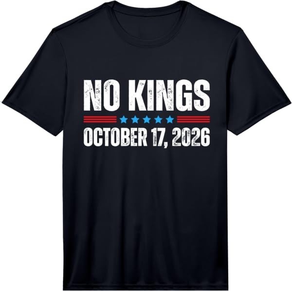No Kings October 17 2026 We The People Vote Midterm US Flag Performance T-Shirt No Kings October 17 2026 We The People Vote Midterm US Flag Performance T-Shirt