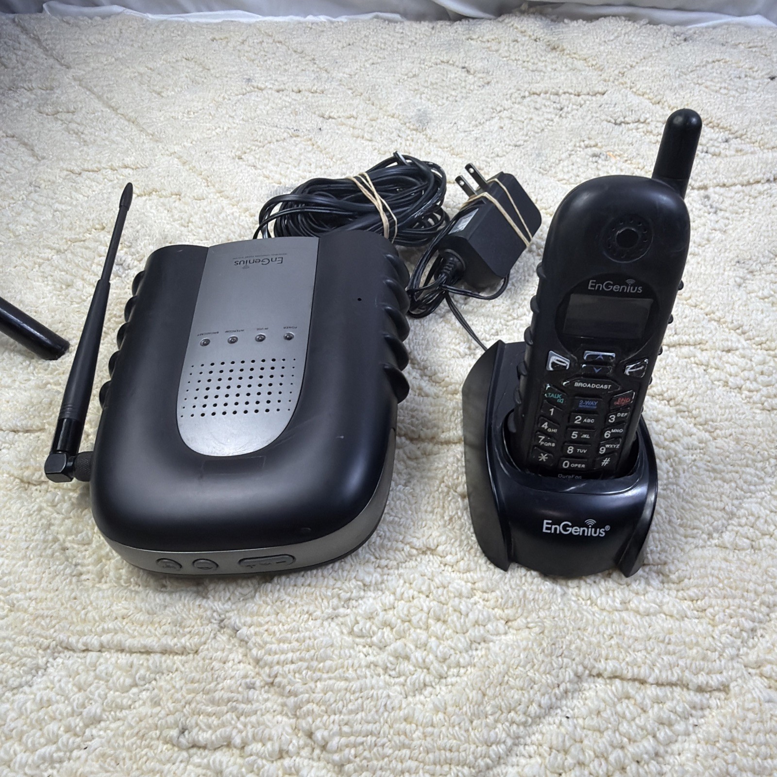 EnGenius DuraFon 1X Long Range Industrial Cordless Phone System - READ PLEASE***