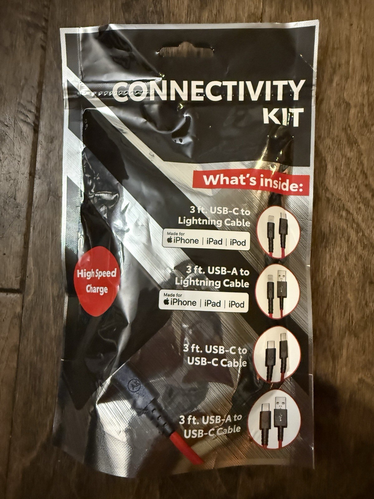 New in Package OEM Toyota Quick Charge Kit Lighting USB-C (4 Cables) New in Package OEM Toyota Quick Charge Kit Lighting USB-C (4 Cables)