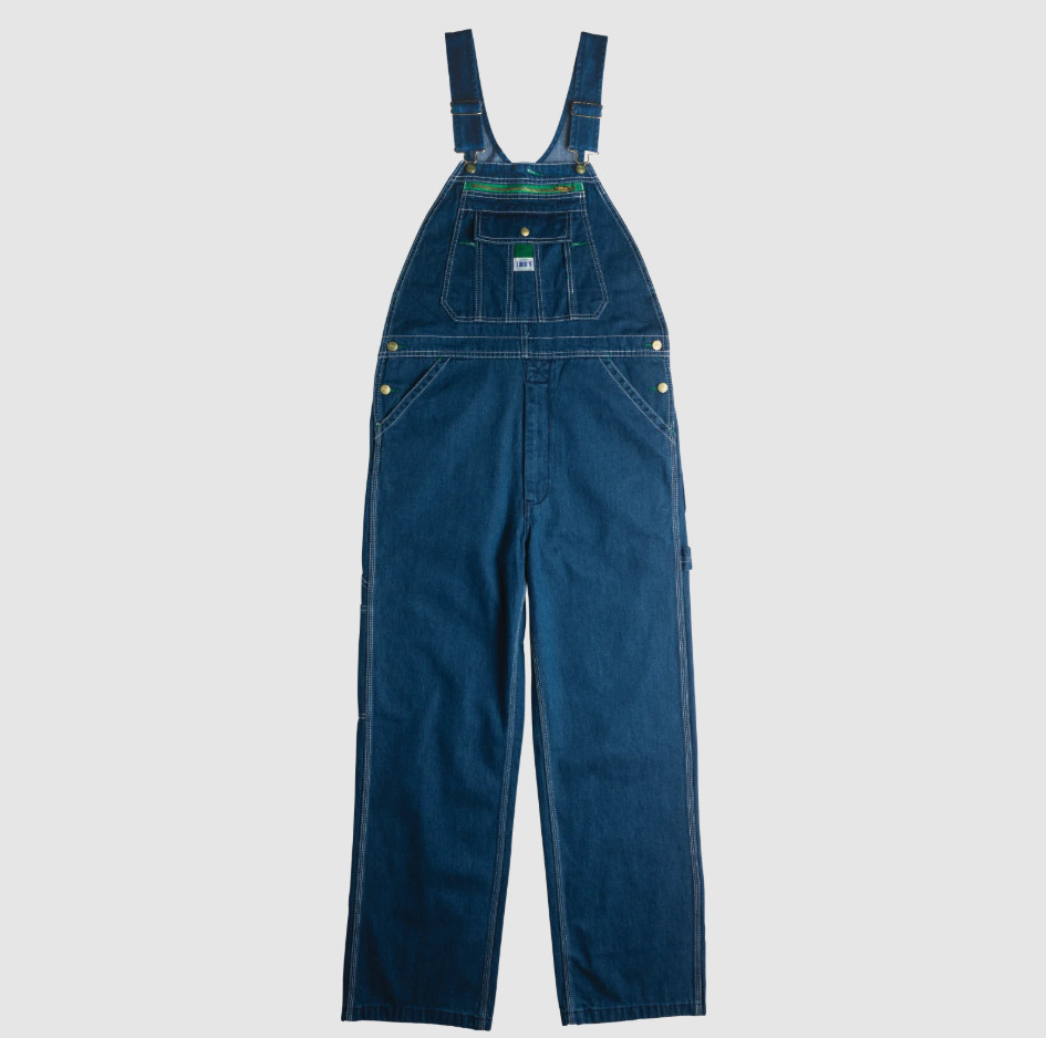 NEW Liberty Stonewashed Denim Bib Overalls - Men's Workwear Blue Dungarees