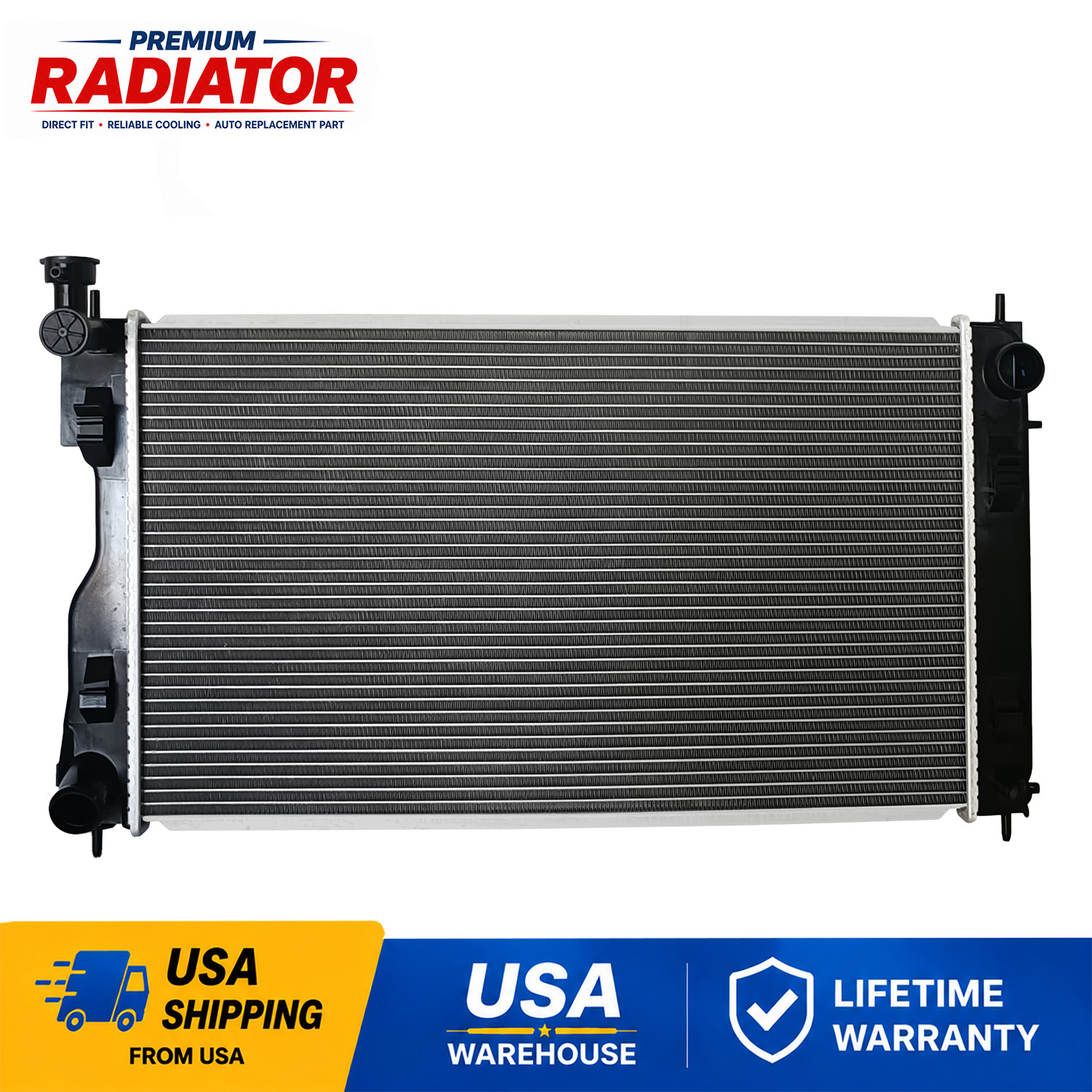 For Subaru 2017-2023 Impreza 2018-2022 Crosstrek Aluminum Core Radiator 13748