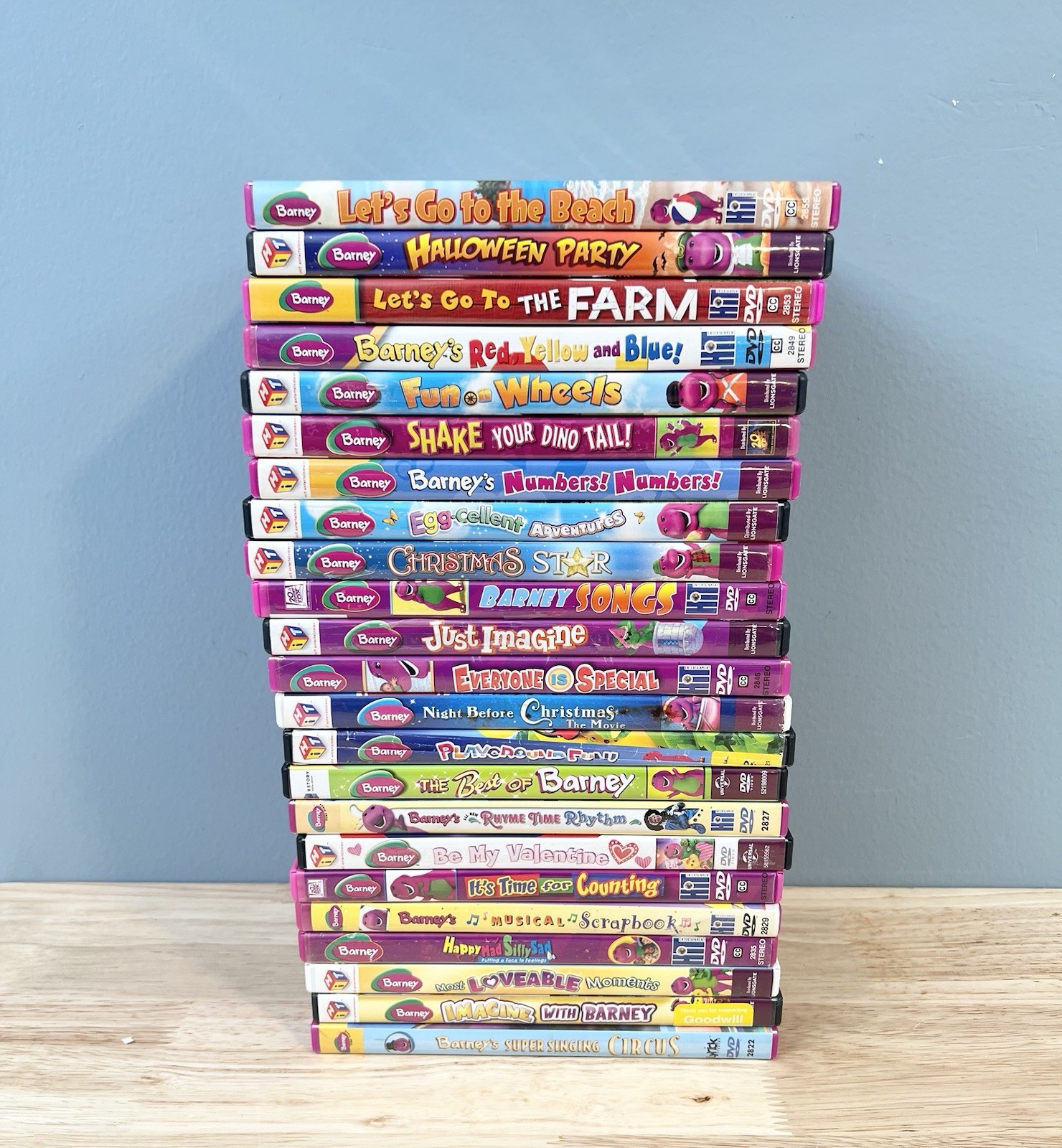 *LOT OF 23* Vintage Barney DVDs 2000-18 - Children Learning *LOT OF 23* Vintage Barney DVDs 2000-18 - Children Learning