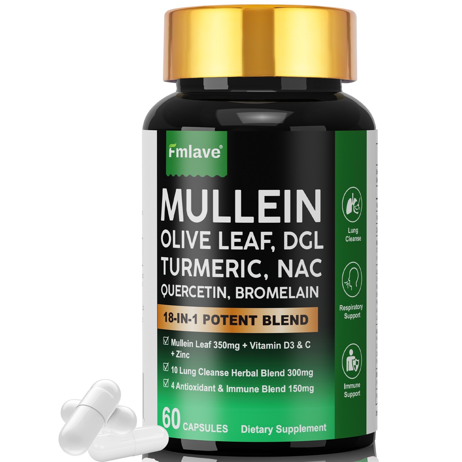 Mullein Lung Cleanse - Herbal Lung Detox & Cleanse for Respiratory Lung Health Mullein Lung Cleanse - Herbal Lung Detox & Cleanse for Respiratory Lung Health