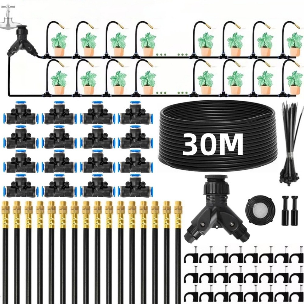 Drip Irrigation Kit Garden Irrigation System Plant Lawn Watering Drip Adjustable